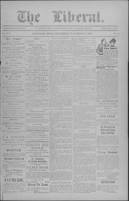 The Liberal, 5 Nov 1903