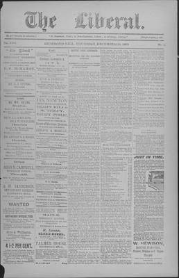 The Liberal, 10 Dec 1903