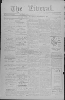 The Liberal, 24 Dec 1903