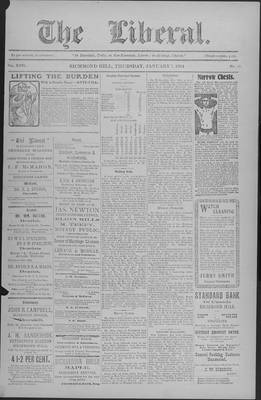 The Liberal, 7 Jan 1904