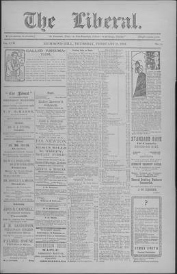 The Liberal, 11 Feb 1904