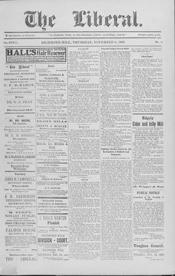 The Liberal, 9 Nov 1905