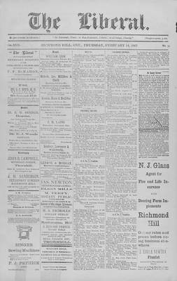 The Liberal, 14 Feb 1907