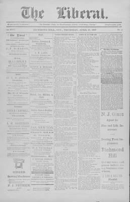 The Liberal, 11 Apr 1907