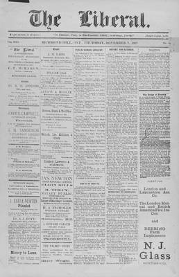 The Liberal, 7 Nov 1907