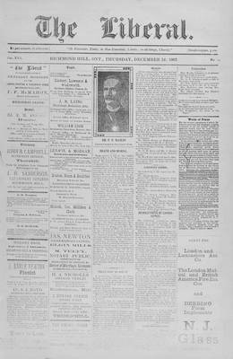 The Liberal, 12 Dec 1907