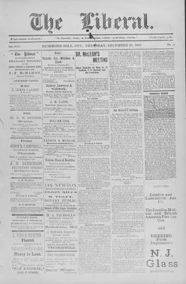 The Liberal, 19 Dec 1907