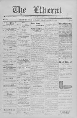 The Liberal, 23 Apr 1908