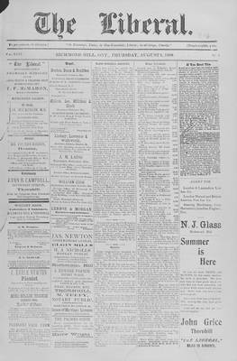 The Liberal, 6 Aug 1908