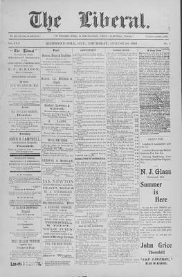 The Liberal, 20 Aug 1908