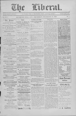 The Liberal, 17 Dec 1908