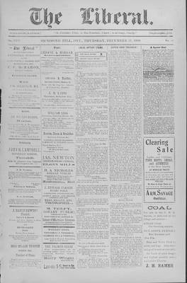 The Liberal, 31 Dec 1908