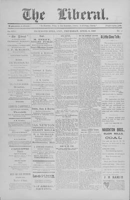 The Liberal, 8 Apr 1909