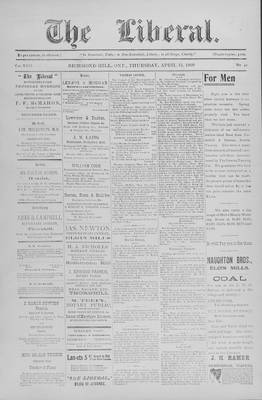 The Liberal, 15 Apr 1909