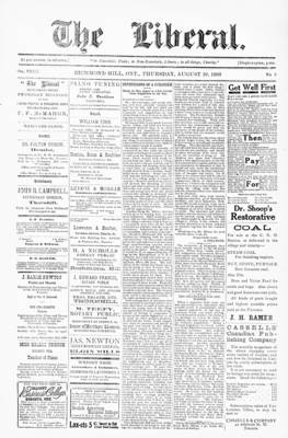 The Liberal, 19 Aug 1909