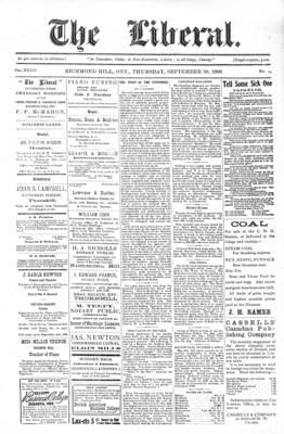 The Liberal, 30 Sep 1909