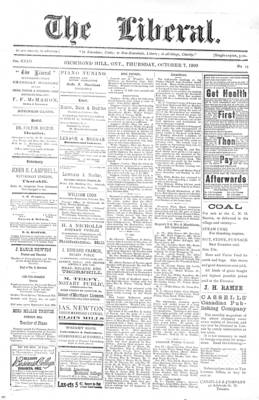 The Liberal, 7 Oct 1909