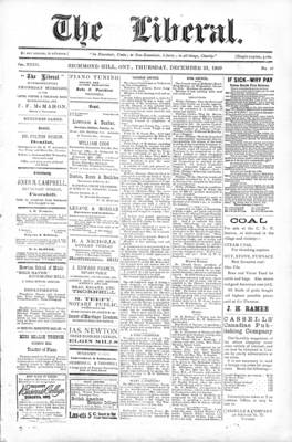 The Liberal, 23 Dec 1909