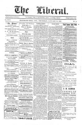 The Liberal, 13 Jan 1910