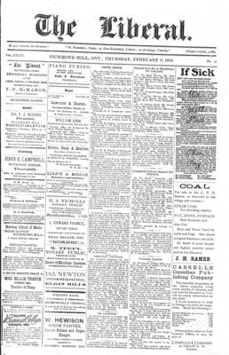 The Liberal, 3 Feb 1910