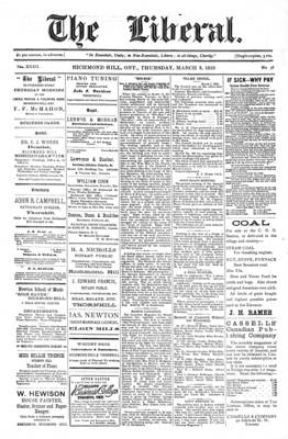 The Liberal, 3 Mar 1910