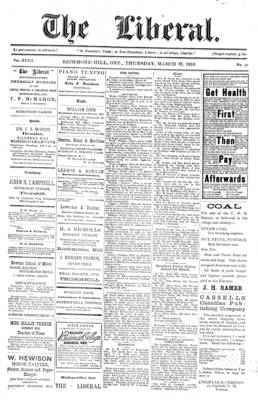 The Liberal, 31 Mar 1910