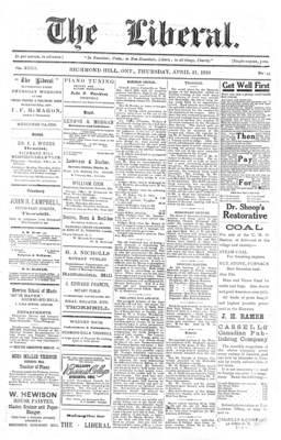 The Liberal, 21 Apr 1910