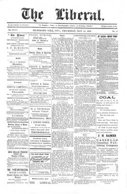 The Liberal, 12 May 1910