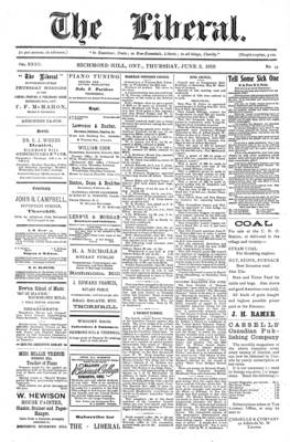 The Liberal, 2 Jun 1910