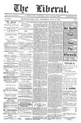 The Liberal, 14 Jul 1910