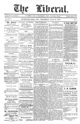 The Liberal, 21 Jul 1910