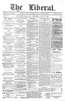 The Liberal, 28 Jul 1910