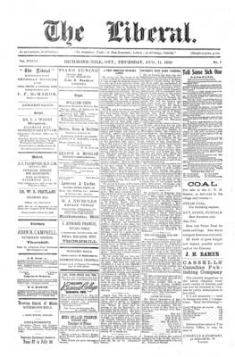 The Liberal, 11 Aug 1910