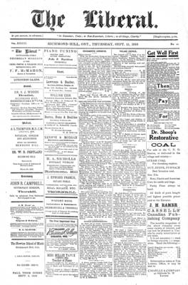 The Liberal, 15 Sep 1910