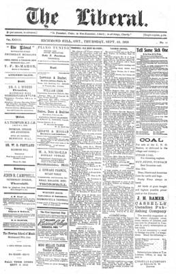 The Liberal, 22 Sep 1910