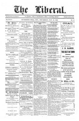 The Liberal, 10 Nov 1910