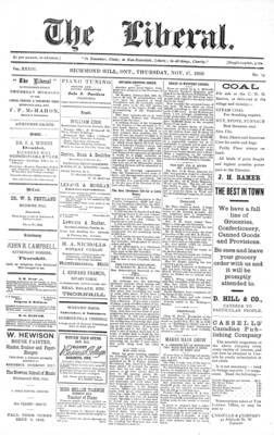 The Liberal, 17 Nov 1910