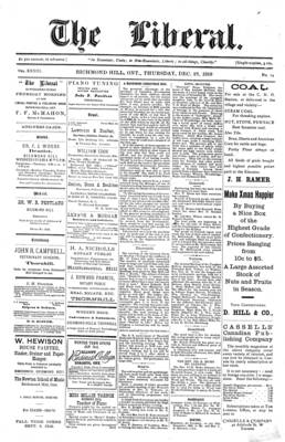 The Liberal, 22 Dec 1910