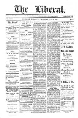 The Liberal, 12 Jan 1911