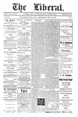 The Liberal, 23 Feb 1911