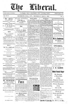 The Liberal, 2 Mar 1911