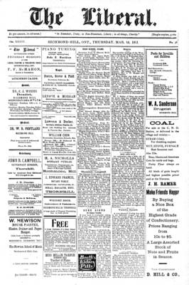 The Liberal, 16 Mar 1911