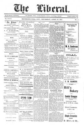 The Liberal, 13 Apr 1911