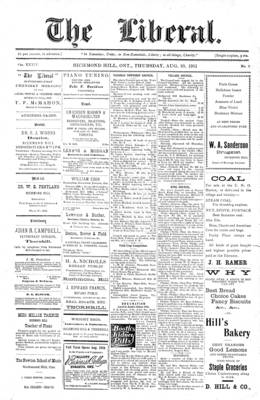 The Liberal, 10 Aug 1911