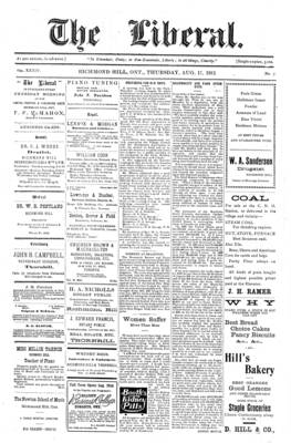 The Liberal, 17 Aug 1911