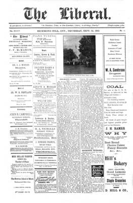 The Liberal, 14 Sep 1911