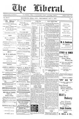 The Liberal, 5 Oct 1911