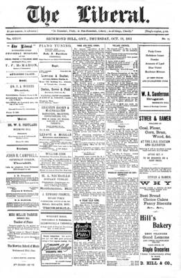 The Liberal, 12 Oct 1911