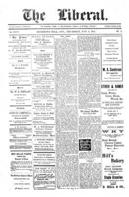 The Liberal, 9 Nov 1911