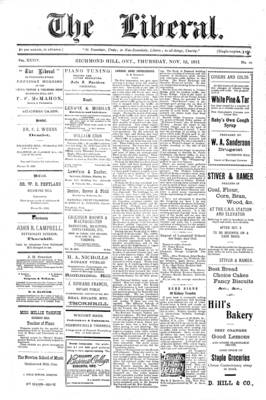 The Liberal, 16 Nov 1911